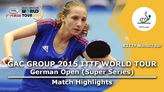 German Open 2015 Highlights: MAEDA Miyu vs LOEUILLETTE Stephanie (Pre. Rounds)