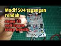 Modif socl 504 tegangan rendah Socl 504 low voltage modification