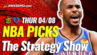 NBA DFS PICKS: DRAFTKINGS & FANDUEL DAILY FANTASY BASKETBALL STRATEGY | TODAY THURSDAY 4/8