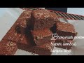 RESEP BROWNIES POTONG TAKARAN SENDOK UNTUK ISIAN SNACK BOX