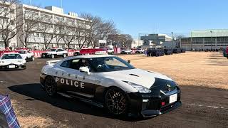 【4K】栃木県警察年頭視閲式 車両部隊 GoPro12撮影