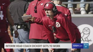 WSU introduces Jake Dickert as interim head coach after Rolovich firing