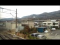 小田急電鉄　特急「あさぎり3号」　車窓風景　松田駅到着前　2011 12 23