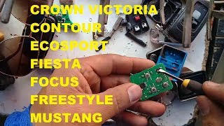 Reparacion Control Remoto FORD 4 Botones Microswitch Mustang Fiesta Ecosport Focus