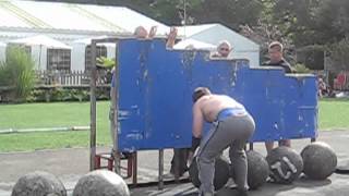 Rodger Herd - 100kg Atlas Stone Attempts - Britains Strongest Natural Man u90kg