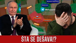 ŠTA SE DEŠAVA SA UKRAJINSKOM ODBRANOM!? RUSI SU DANAS NAPRAVILI HAOS!