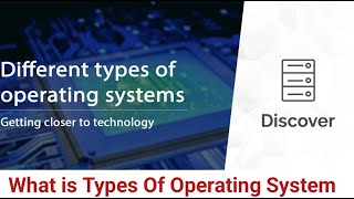 What is Operating System | types Of operating System