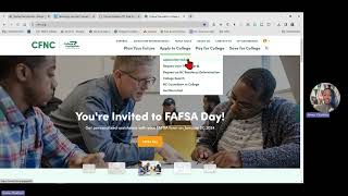 using CFNC to create College application
