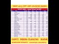 NEET 2023 GOVERNMENT MBBS CUT OFF STATE WISE BRANCH WISE