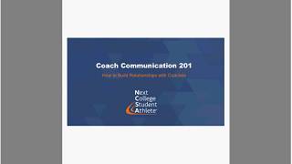 Coach Communication 201: Building Relationships with College Coaches