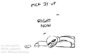 SANS, PICK UP YOUR SOCK [Undertale Comic Dub]