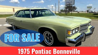 1975 Pontiac Bonneville ** FOR SALE ** Cleanest One Around * #usa #forsale #classiccars