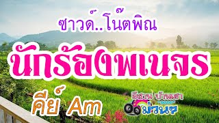 นักร้องพเนจร - ซาวด์ โน๊ตพิณ คีย์ Am