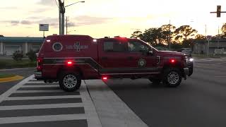 Pasco County Fire Rescue Battalion 1 Responding