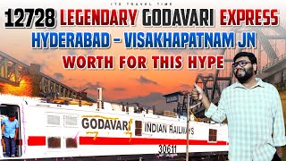 GODAVARI SUPERFAST EXPRESS || HYDERABAD - VISAKHAPATNAM JN || 12728 || TRAIN JOURNEY VLOG ||