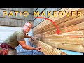 DIY Patio Makeover: Making Accent Walls for Cozy Seating Nook Pt 1 of 2