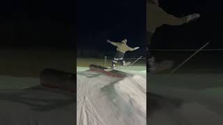 Cab 270 on 450 out #shorts #snowboarding #snow #viral