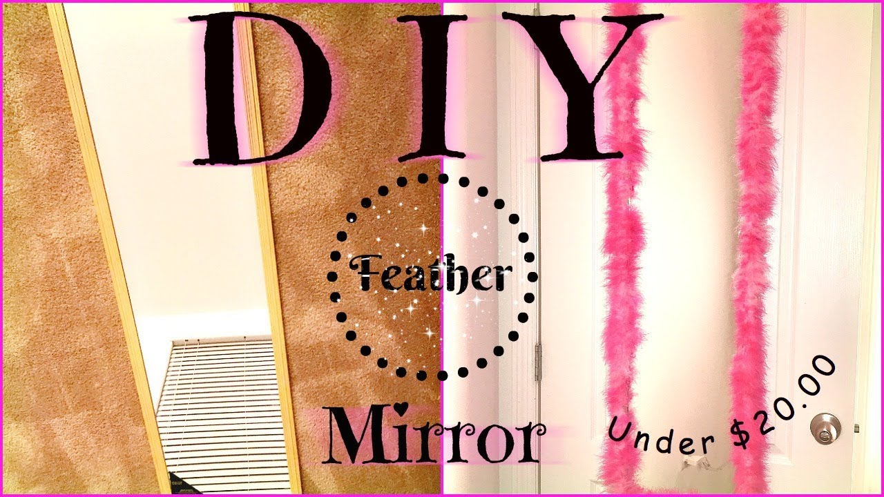 Diy Feather Mirror Youtube