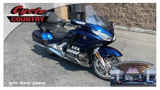 CLEAN Blue 2019 Honda Gold Wing Tour For Sale at Cycle Country in Salem, Oregon