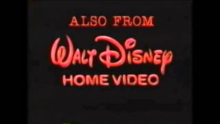 Also From Walt Disney Home Video (Ask Your Video Dealer About These Hit Titles From WDHV)