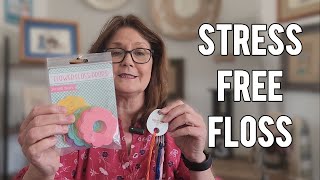 Floss Drops for Stress-Free Cross Stitch