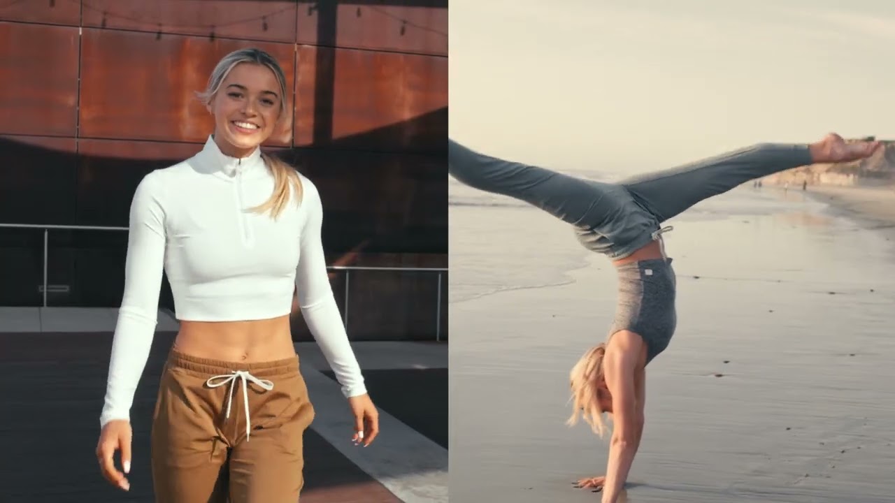 Vuori Sp23 Livvy Dunne Performance Jogger TVC - YouTube