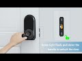 veise smart lock keyless entry door lock with handle app control fingerprint door lock