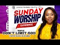 | Don't limit God | Pastor Belinda M. Muamba | 11.08.2024 |