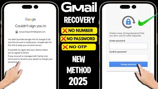 Gmail Account Recovery || Recover Gmail Account Password without Recovery Email And Phone Number