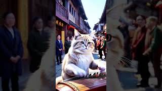 Cat Is Enjoying Music 😍Best Funny New Clip  | New  Video try  #short