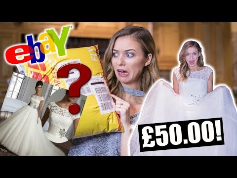 UNBOXING MY EBAY WEDDING DRESS! *DISASTER* UNBOXING MY EBAY WEDDING DRESS! *DISASTER*