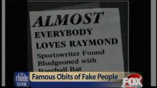 Famous obituaries of fake people