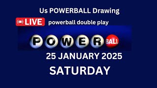 Powerball drawing live Results 25 January 2025 | powerball drawing live today