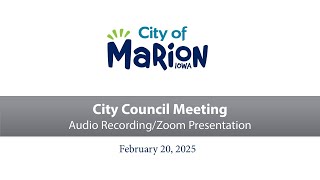 YouTube - YouTube - City Council - Audio/Presentation - 2.20.25