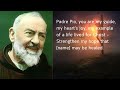 a prayer to padre pio for the healing and recovery of someone else