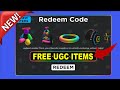 *NEW* ALL WORKING FREE UGC LIMITED CODES TODAY - ROBLOX UGC LIMITED CODES