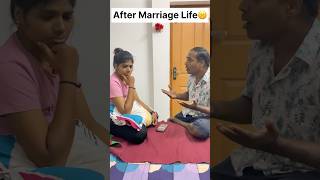 After marriage🥲||என்ன கொடுமை படுத்தராங்க பா☹️#appaponnu #trendingshorts #viralvideo #comedy