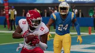 Kansas City Chiefs vs Los Angeles Chargers Sunday Night 11/20 NFL Week 11 Full Game - Madden 23 Sim
