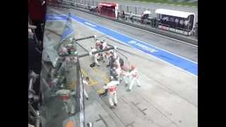 Lewis Hamilton - Wrong Pit Stop - F1 Malaysian Grand Prix 2013