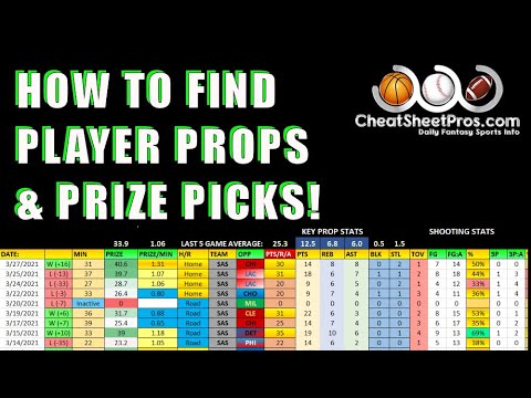 Prize Picks Cheat Sheet Www Inf Inet