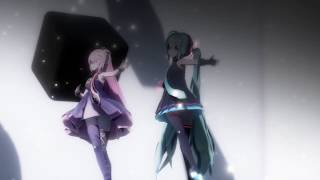 [mmd ]ルカとミクでGLIDE【4k】