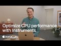 WWDC25: Optimize CPU performance with Instruments | Apple