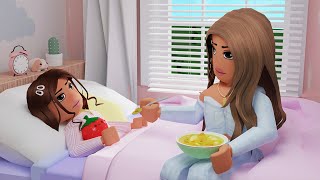 MY DAUGHTER FAKED BEING SICK TO SKIP SCHOOL | Bloxburg Family RP
