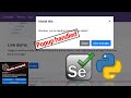 Hands-On Python Selenium: Dealing with Popup Dialogs and Cookie Consent