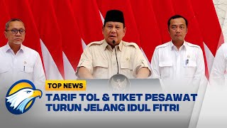 Presiden Prabowo Instruksikan Harga Tiket Pesawat Turun - [Top News]