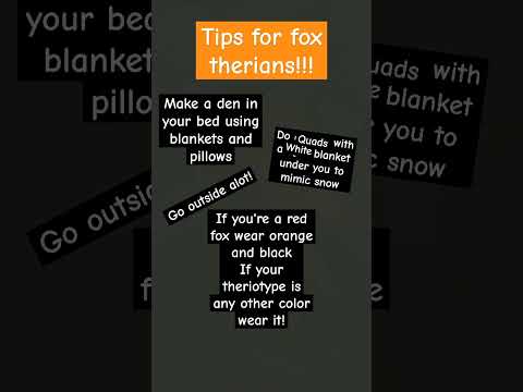 Fox Therian Tips For You Youtube