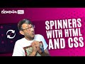 Elementor Wordpress Tutorial - Spinners with HTML and CSS