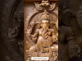 lord ganapathi teak wooden panel kallakurichi wood carving