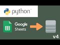 Insert Records To A Database From Google Sheets With Python