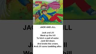 Jack And Jill Chotoder Chora Nurseryrhymes Kidslearning